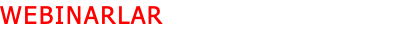 WEBINARLAR